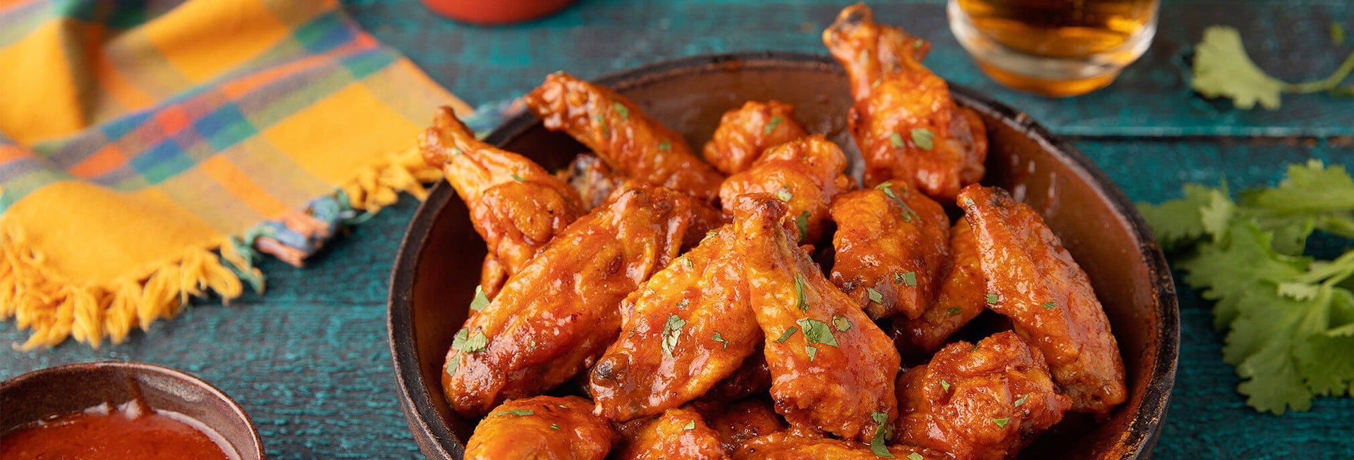 Baked Sweet and Spicy Chicken Wings