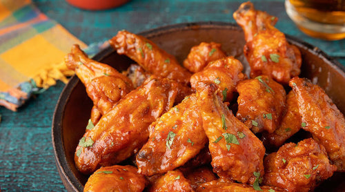 Baked Sweet and Spicy Chicken Wings